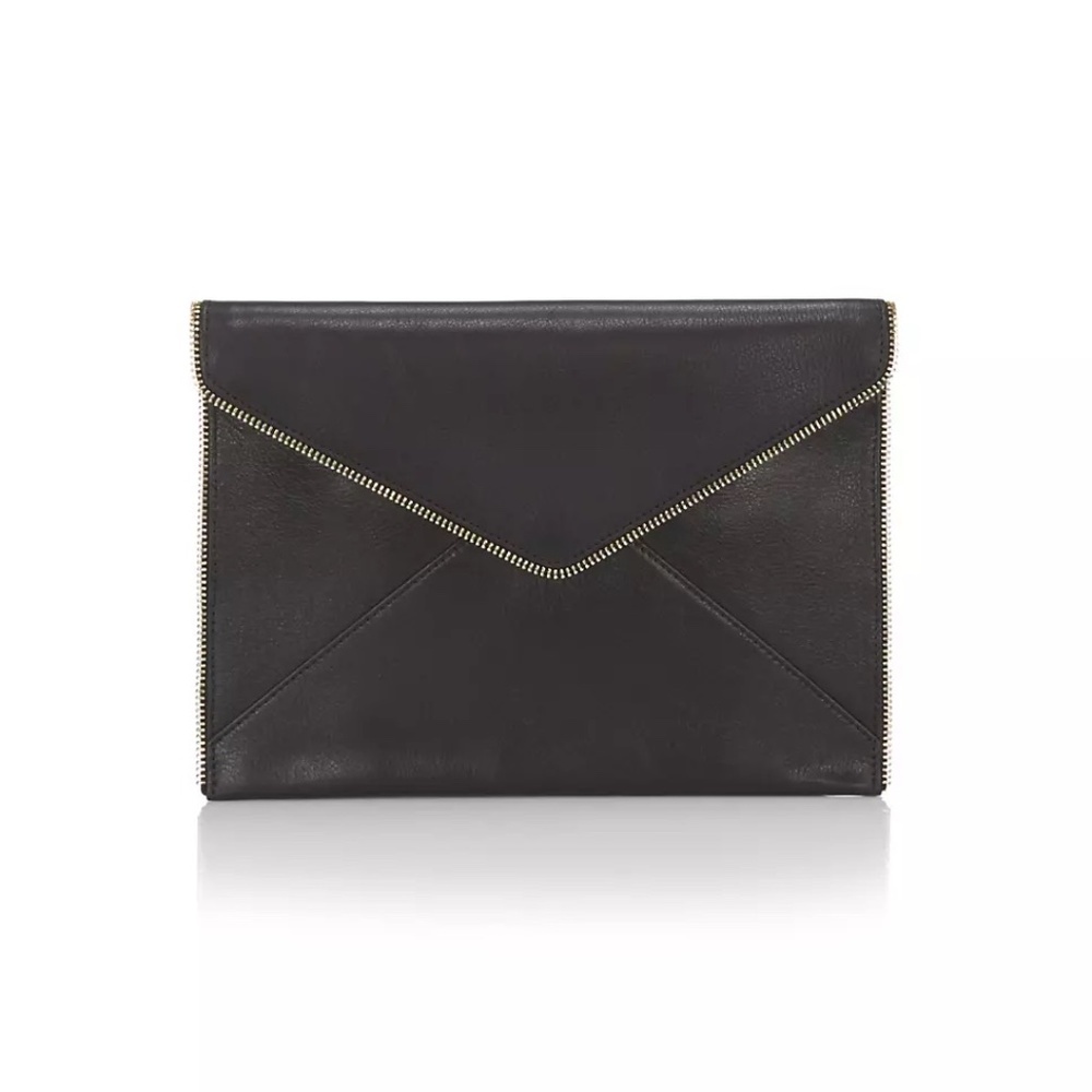 Rebecca Minkoff Leo Leather Clutch-On-Chain